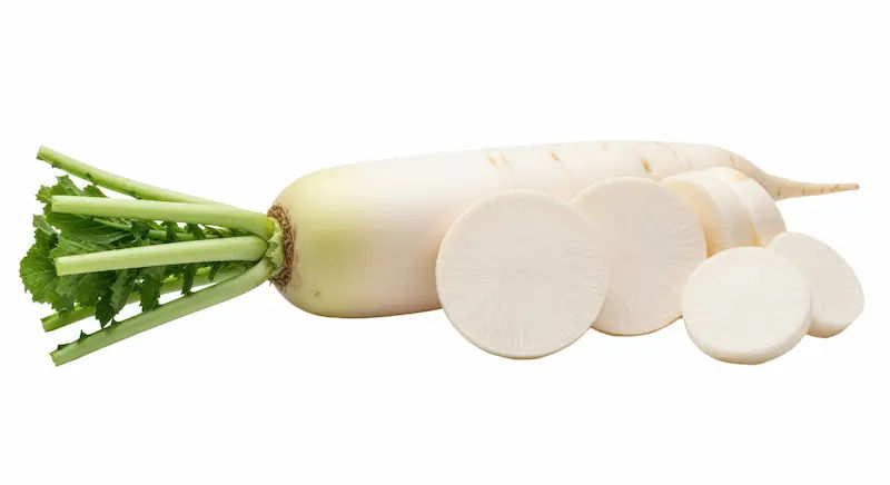 White Radish Nutrition Facts And Health Benefits